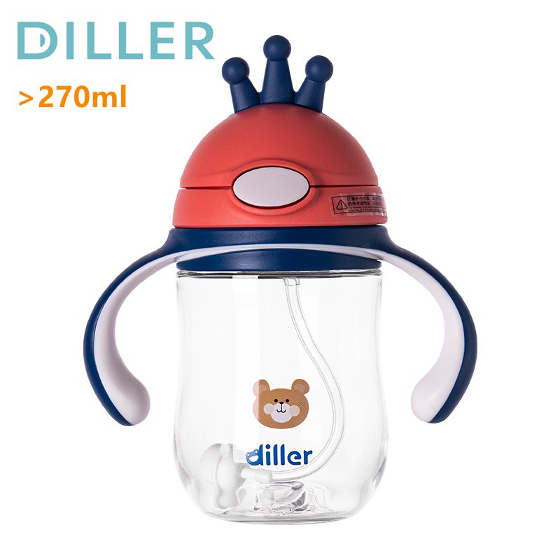 diller-270มล-ขวดนม-bpa-free-tritan-กันรั่วสําหรับเด็กทารก-d-t4000