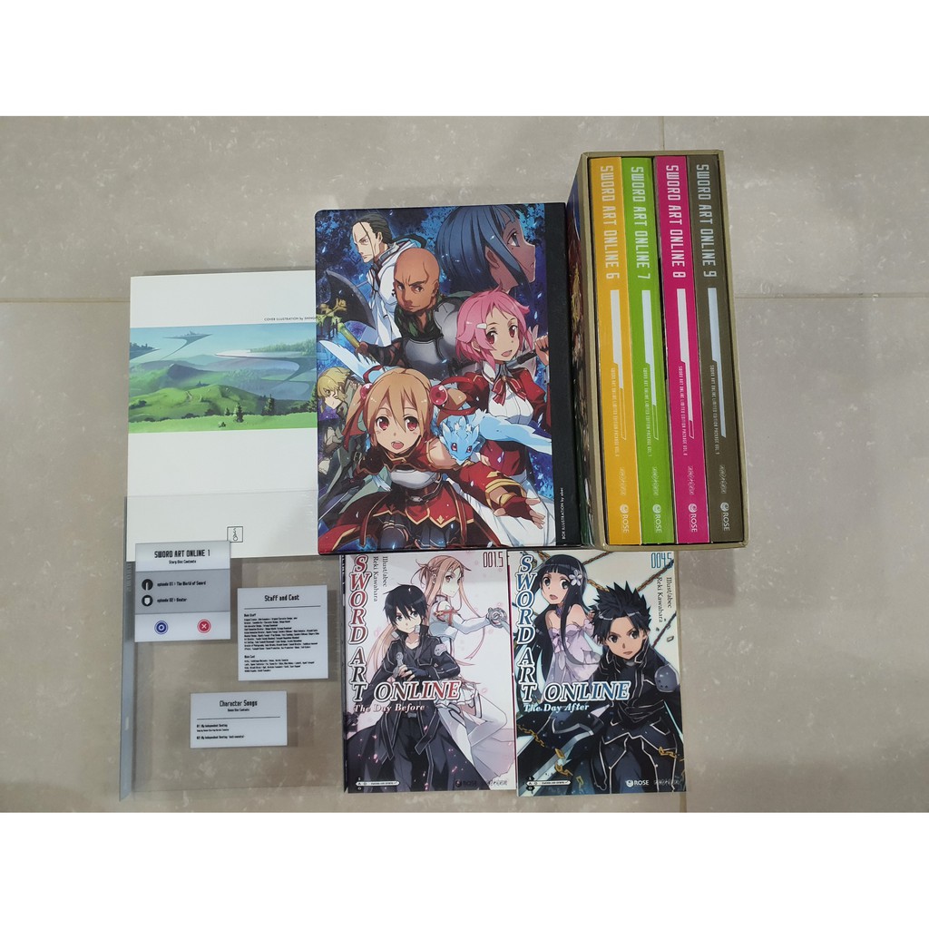 DVD Boxset Sword Art Online แผ่น 19 (ภาค 12) ครบชุดของแถมครบ สภาพดี