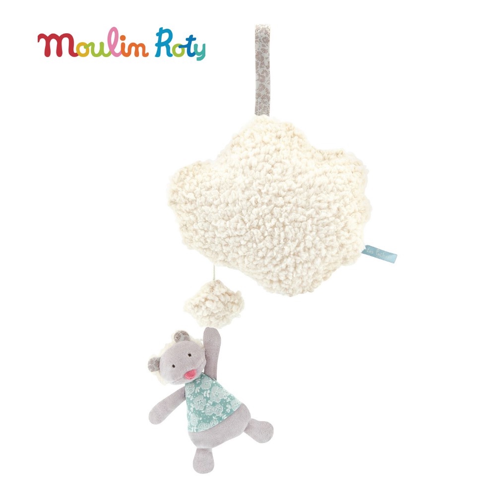 moulin-roty-ตุ๊กตาเสียงดนตรี-ตุ๊กตากล่อมนอน-โมบายเสียงดนตรี-โมบายเตียงเด็ก-โมบายกล่อมเด็ก-les-pachats-nuage-mr-660042