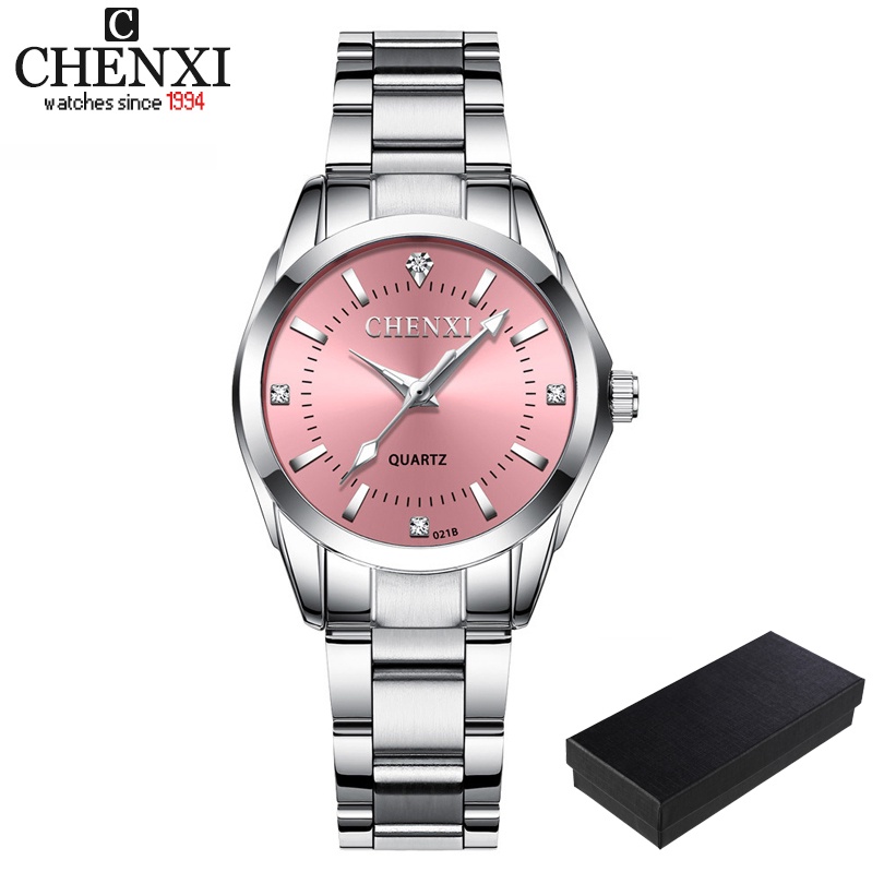 รูปภาพของCHENXI นาฬิกาข้อมือควอตซ์ แบบกันน้ำ แฟชั่นผู้หญิงลองเช็คราคา