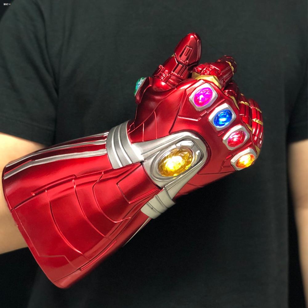 led-iron-man-ถุงมือ-infinity-gauntlet-hulk-thanos-เด็กผู้ใหญ่ถุงมือคอสเพลย์-endgame-แขนแขนหน้ากาก-superhero-อาวุธ-party