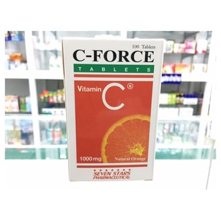 สินค้า พร้อมส่ง//วิตามินซี C-force 1000 mg จำนวน 100 เม็ด