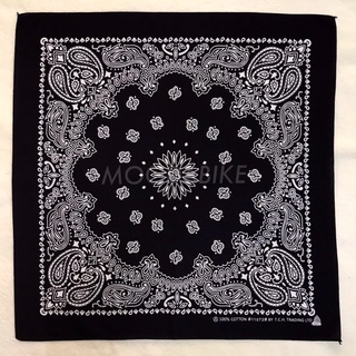 ภาพขนาดย่อของภาพหน้าปกสินค้าผ้าเช็ดหน้าลายลูกน้ำ ผ้าโพกหัวฮิปฮอป Bandana Paisley (50 x 50 cm.) พร้อมส่งจากไทย จากร้าน md_storeroom บน Shopee