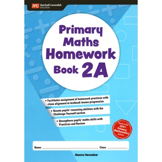 📚 Primary Maths Homework Book 2A ✅ Adopted by Schools