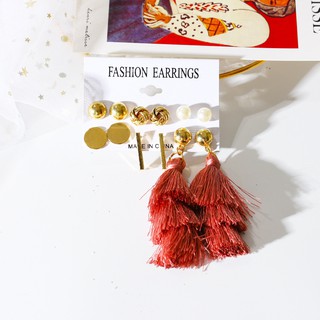 ตุ้มหูแฟชั่น ต่างหูแฟชั่น ตุ้มหูแบบเซ็ท หลากหลายรูปแบบ Women Earring, Fashion Earring