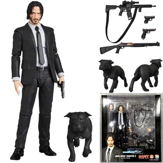 NEW Movie John Wick Keanu Reeves Mafex 085 John Wick Action Figure Collection Model Kids Toy Doll