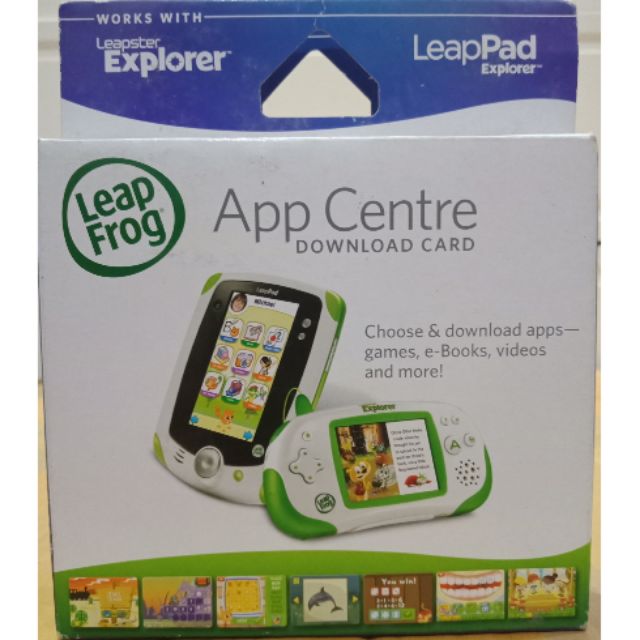 Leapfrog App Centre Download Card works with Leapster Explorer and LeapPad  Explorer