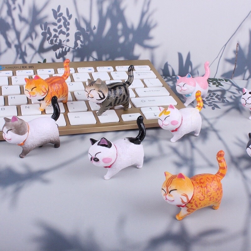 ภาพสินค้าโมเดล แมวน่ารัก โมเดลแมวไข่ โมเดลแมวจิ๋ว พร้อมส่งจากไทย จากร้าน misochibiqacat บน Shopee ภาพที่ 3