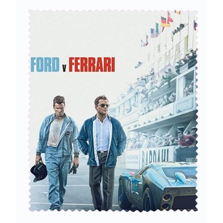 สั่งทำ ผ้าเช็ดแว่นตา ผ้าเช็ดแว่น ผ้าเช็ดเลนส์ ผ้าเช็ดจอ ภาพยนตร์ หนัง Ford Vs Ferrari ใหญ่ชนยักษ์ ซิ่งทะลุไมล์