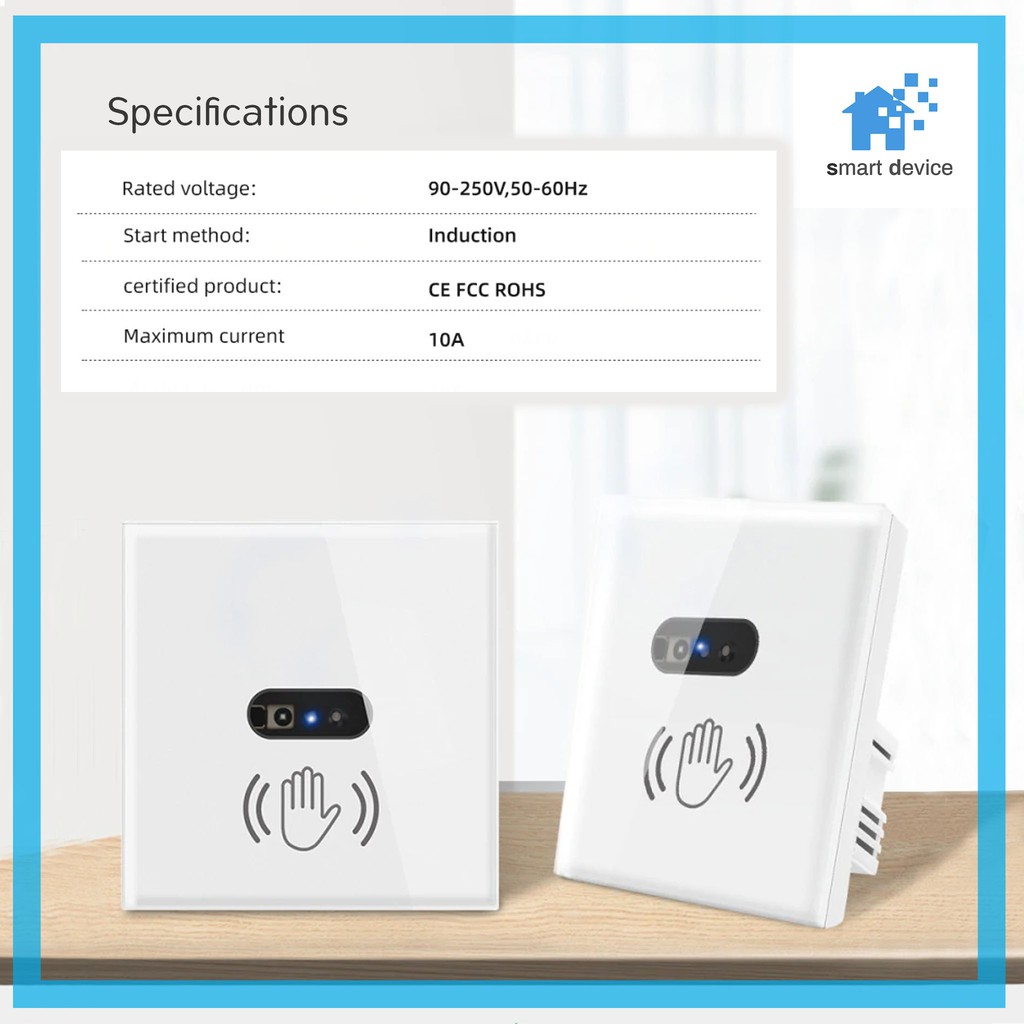 Touchless Contactless Smart Infrared Sensor Switch สวิทช์ ไร้สัมผัส ...