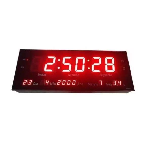นาฬิกาดิจิตอล-เทอร์โมมิเตอร์-นาฬิกาปลุก-led-digital-clock-แขวนผนัง-รุ่น-jh3313-ติดตั้งง่าย-มีปฏิทิน-วัดอุณหภูมิ-การเตือน