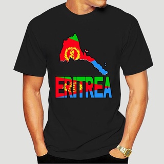 เสื้อยืดผ้าฝ้ายพิมพ์ลายขายดี เสื้อยืด พิมพ์ลายธงแอฟริกา Eritrea map Eritrean ตลก แปลกใหม่ สําหรับผู้ชาย ผู้หญิง 7247X