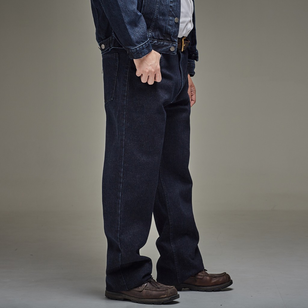 กางเกงยีนส์-สีน้ำเงินเข้ม-คนอ้วน-บิ๊กไซส์-size-30-56-กางเกงคนอ้วน-กางเกงไซส์ใหญ่-กางเกงยีนส์ขากระบอก-กางเกงยีนส์ผู้ชาย
