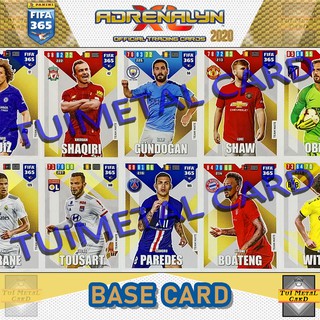 PANINI FIFA 365 ADRENALYN XL 2020 BASE CARD การ์ด ธรรมดา ฟุตบอล Football Trading Card !โปรดอ่านคำอธิบายก่อนสั่ง!