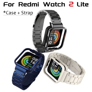 ภาพหน้าปกสินค้าสายนาฬิกาข้อมือ สเตนเลส โลหะ และเคส แบบเปลี่ยน สําหรับ Redmi Watch 2 Lite Xiaomi Redmi Watch 2 Lite
 ซึ่งคุณอาจชอบราคาและรีวิวของสินค้านี้