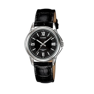 Casio Standard นาฬิกาผู้หญิง สายหนัง รุ่น LTP-1382L-1EVDF - Black