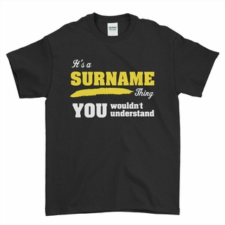 [S-5XL] เสื้อยืดผ้าฝ้าย พิมพ์ลาย Name Its A Surname Thing Family Grandpa Father Dad สําหรับผู้ชาย FEjljh81ELngeg73