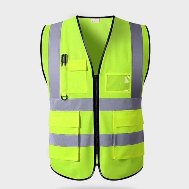 ภาพหน้าปกสินค้า006 Reflective safety vest เสื้อกั๊กสะท้อนแสงเพื่อความปลอดภัย เสื้อกั๊กจราจร เสื้อกั๊กทำงาน