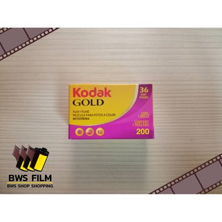 ฟิล์มถ่ายรูป ฟิล์มสี Kodak Gold 200 [ISO 200] 35mm (135) 36 รูป Color Negative Film