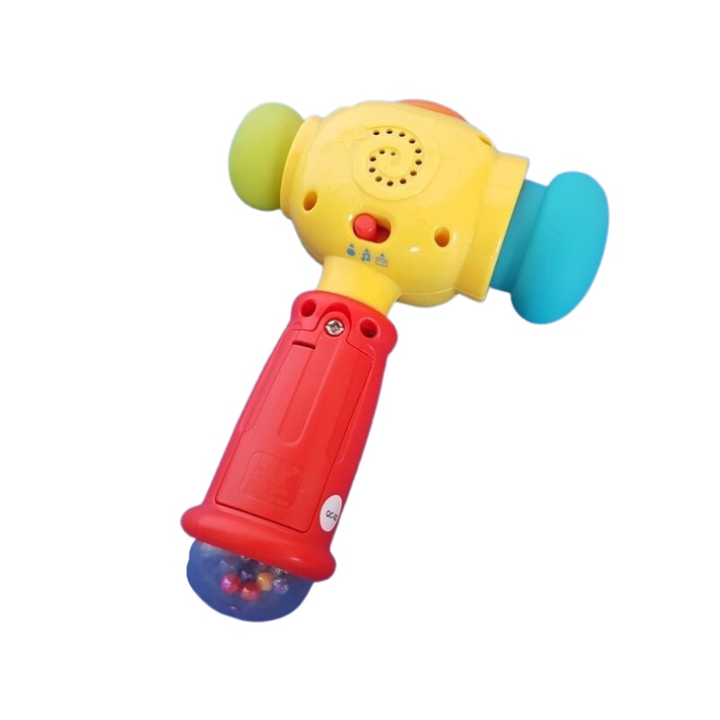 huile-toy-hola-แบรนด์แท้-ค้อนมหาสนุก-funny-hummer-ค้อนของเล่น-ของเล่นเสริมพัมนาการ-มีเสียง-มีไฟ