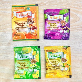 ภาพหน้าปกสินค้าวิตามินซีเด็ก ไวต้าซี Vita-C / ไบโอ-วิต ซี Bio-Vit C 60 Vitamin C แบบอม แบบเคี้ยว [ขนาด 1 ซอง] ที่เกี่ยวข้อง