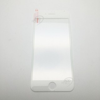 P-One ฟิล์มกระจกนิรภัยเต็มหน้าจอ iPhone 7 (สีขาว เต็มหน้าจอ)