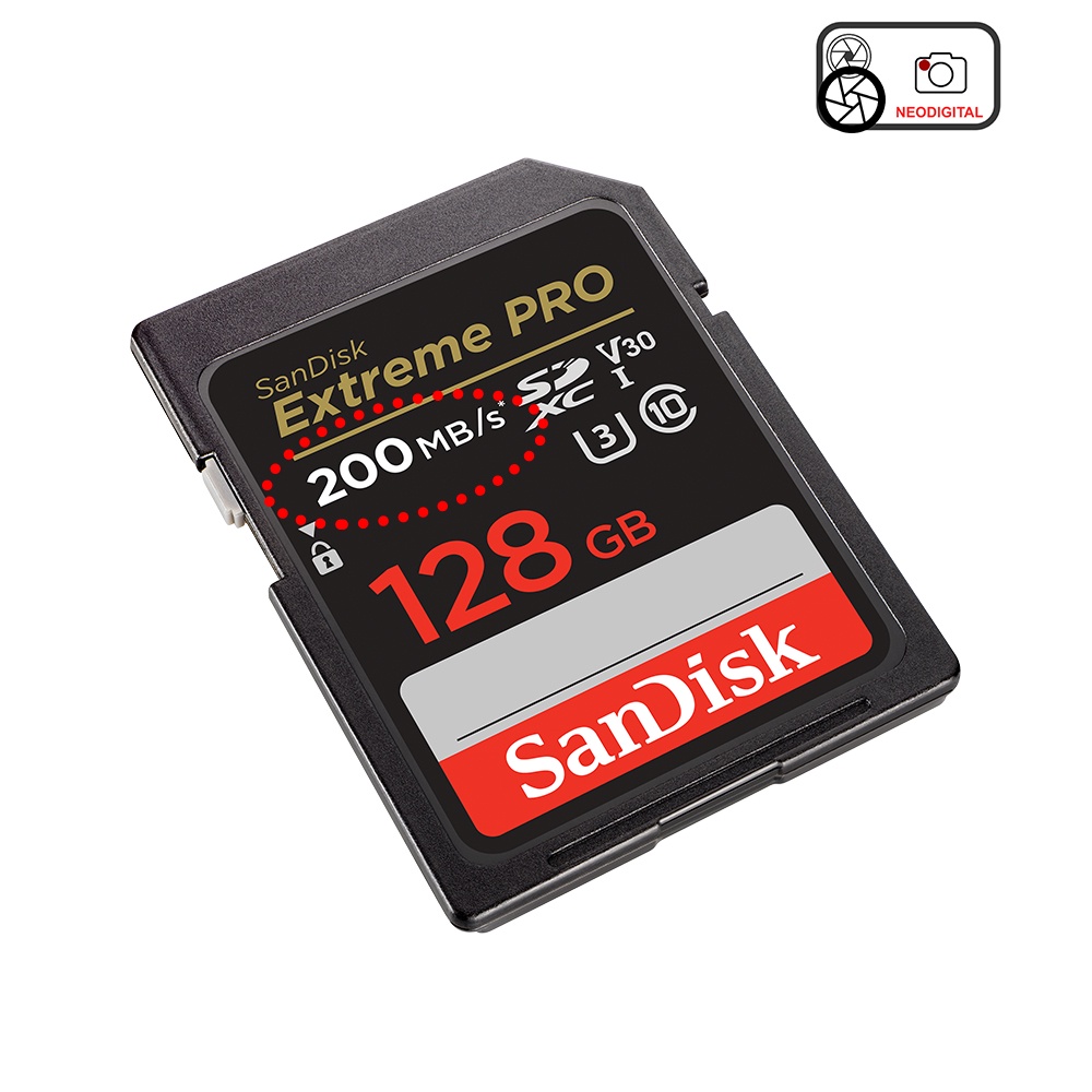 ภาพสินค้าSandisk Extreme Pro SD UHS-l Card (Speed up to200MB/s) 64GB/128GB จากร้าน neodigital บน Shopee ภาพที่ 2