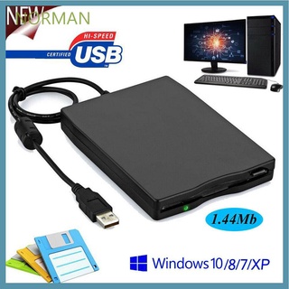 สินค้า NORMAN Universal Disk Drive Portable USB Floppy Data Storage 3.5″ FDD USB/FDD For Laptop 1.44MB External Floppy/Multicolor