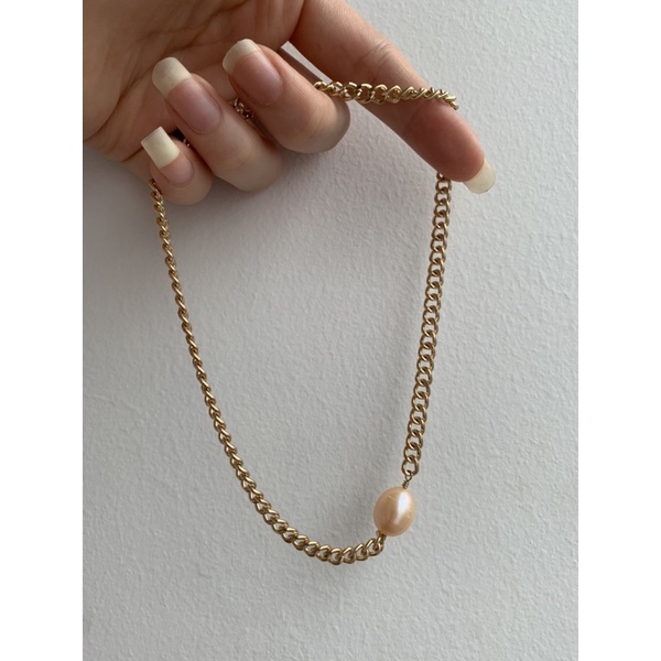 lucid-dream-18k-gold-necklace-สร้อยทองมุก