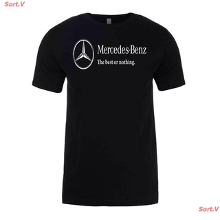 เสื้อยืดผ้าฝ้ายSort.V 2021 เสื้อยืดผ้าฝ้ายคอกลมพิมพ์ลาย Mercedez Benz The Best Or O เสื้อกีฬาแฟชั่นสตรี เสื้อยืดพิมพ์ลาย
