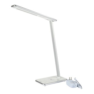 Reading lamp DESK LAMP LED BEC DER-516W/SL 10W PLASTIC/ABS MODERN WHITE The lamp Light bulb โคมไฟอ่านหนังสือ ไฟอ่านหนังส