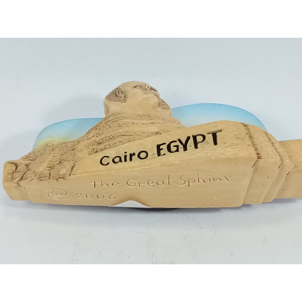 แม่เหล็กติดตู้เย็นนานาชาติสามมิติ-รูปสฟิงซ์แกะสลักด้วยหินขนาดใหญ่ในอียิปต์-3d-fridge-magnet-great-sphinx-cairo-egypt