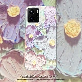 NEW Art Flowers Softเคส VIVO V23E เคสโทรศัพท์ VIVO Y15S Y15A 2021 Y76 5G Silicone Shockproof Cover VIVOY15S VIVOY15A