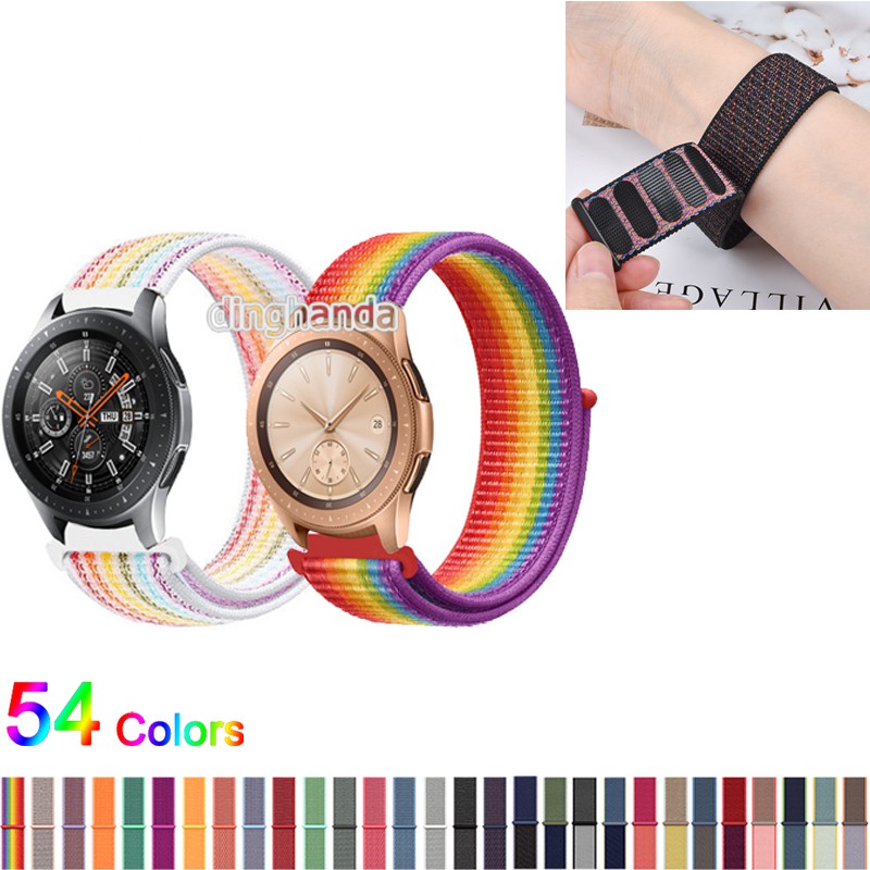 ภาพหน้าปกสินค้าสายนาฬิกาข้อมือไนล่อน สําหรับ Samsung Galaxy Watch 42 มม. 46 มม.