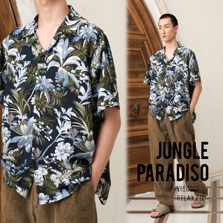 ภาพหน้าปกสินค้าShirtoria Hawaii - Jungle22 เสื้อเชิ้ตผู้ชาย เสื้อเชิ้ตผู้ชายแขนสั้น เสื้อเชิ้ตฮาวาย NonIron ไม่ต้องรีด ที่เกี่ยวข้อง