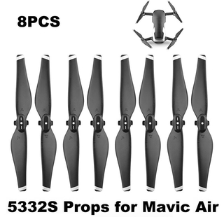 อะไหล่ใบพัด 5332S ทนทาน แบบเปลี่ยน สําหรับโดรน Mavic Air Drone Quick Release Blade 5332 4 คู่