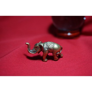 ช้างยกงวง เนื้อทองเหลือง ขนาดเล็ก