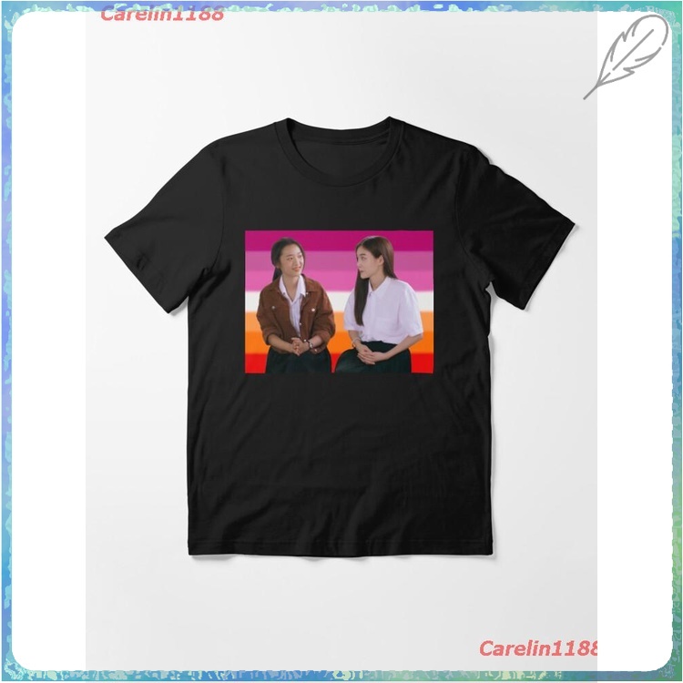 kpop-earnpear-essential-t-shirt-ผู้หญิง-ดพิมพ์ลาย-ดผ้าเด้ง-คอกลม-cotton-แฟชั่น-discount-unisex