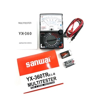 สินค้า มิเตอร์วัดไฟ samwaแบบเข็ม รุ่น Multimeter YX-360TR