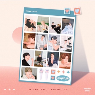 ภาพหน้าปกสินค้าสติ๊กเกอร์ไดคัทเซเว่นทีน sticker diecut SEVENTEEN ที่เกี่ยวข้อง