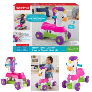 Fisher-Price Rollin Tunes Unicorn with Music, Phrases, &amp; Sounds