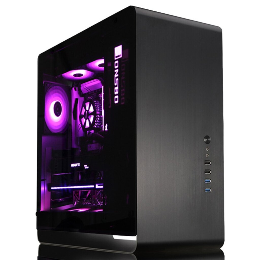 Promo Jonsbo Case V4 Silver Mini Itx / M-atx Diskon 23% Di Seller