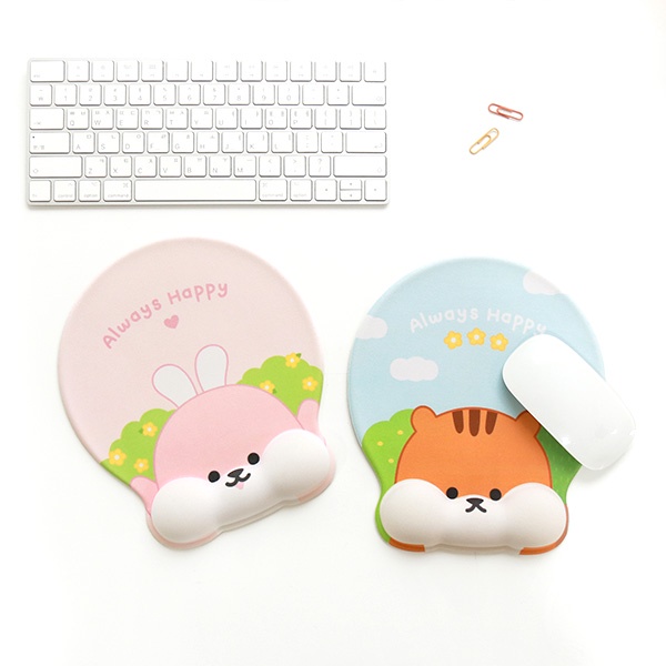 พร้อมส่ง-mouse-pads-แผ่นรองเม้าส์พร้อมแท่นรองข้อมือ