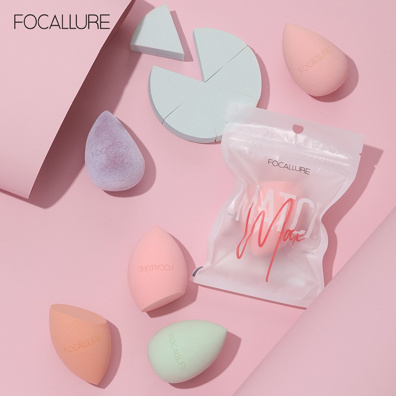 focallure-พัฟฟองน้ำ-หลายทรง-สำหรับแต่งหน้า