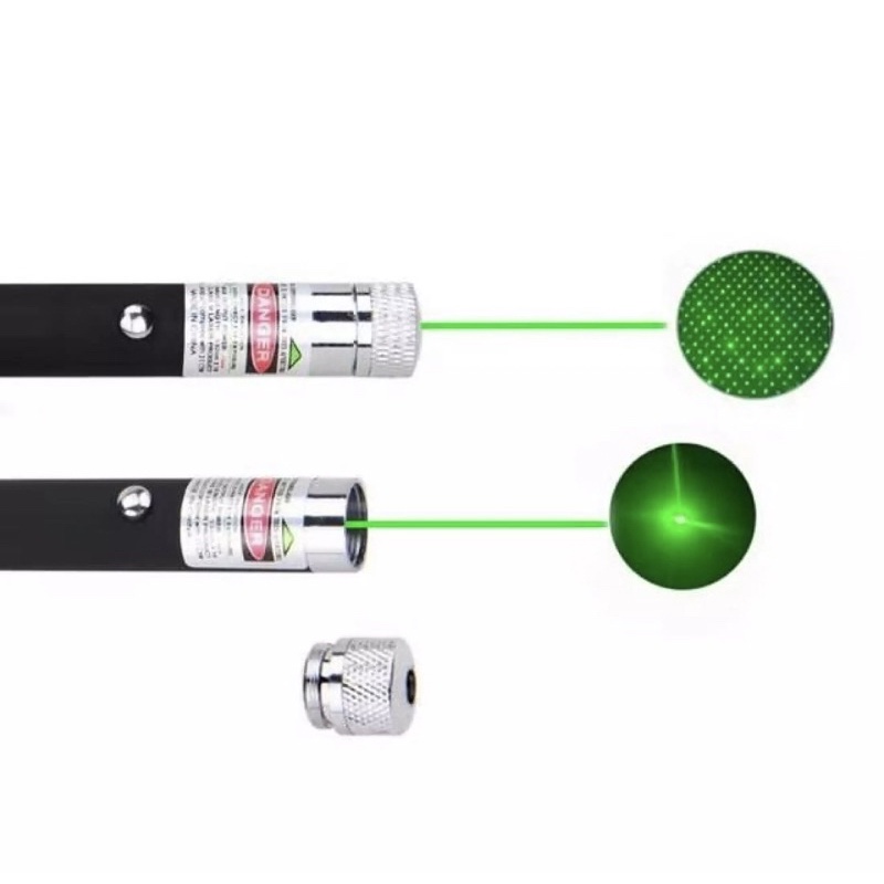 green-laser-pointer-เลเซอร์พลอยเตอร์-ปากกาเลเซอร์สีเขียว-พร้อมถ่านaaa-1ก้อน-green-laser-pointer-ขนาด13-9cm