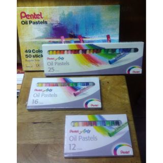 สีชอล์ค Pentel เซต 12, 16, 25, 49 สี