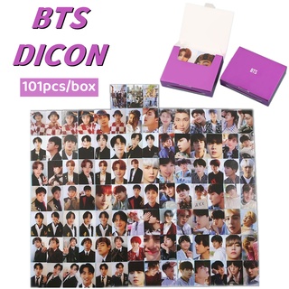 โฟโต้การ์ด KPOP BTS DICON 2022 สําหรับสะสมการ์ดโลโม่ ARMY 101 ชิ้น
