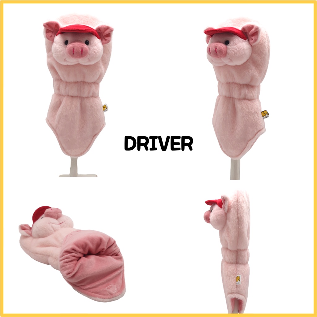 wico-amp-golf-golf-club-cover-cute-pig-golf-club-drive-cover-wood-cover-hybrid-cover-gift-cover-set-3pcs-pig-cover