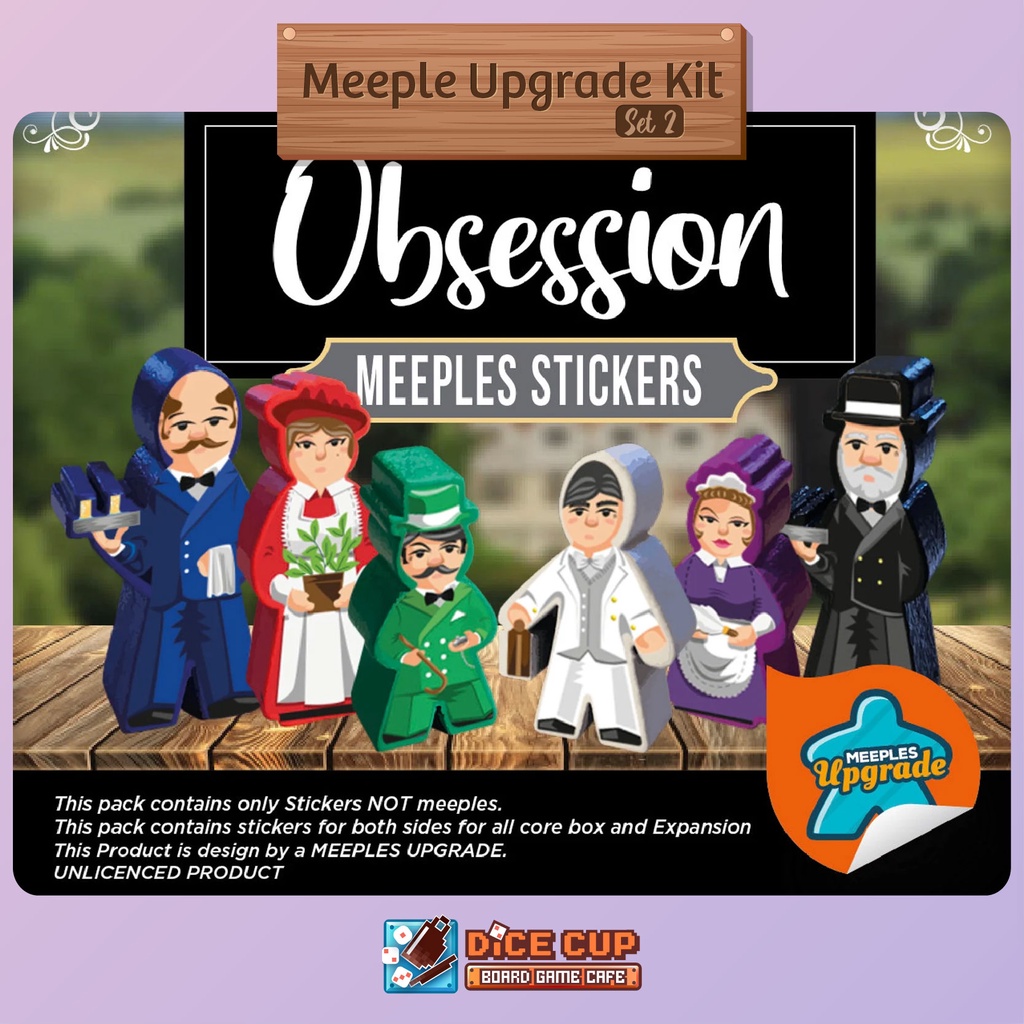 [ของแท้] Sticker Meeple Upgrade Board Game สติ๊กเกอร์ (Obsession ...