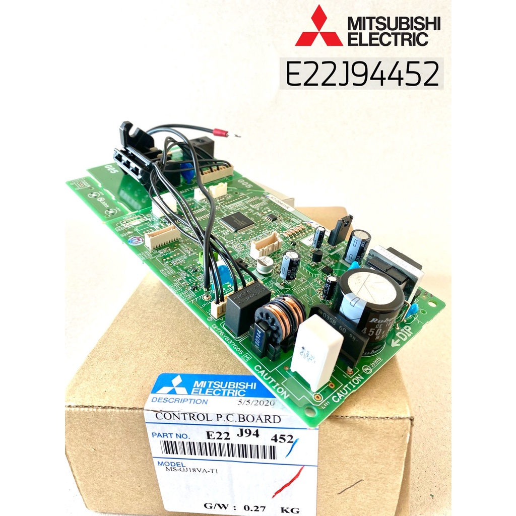 e22j94452-แผงวงจรแอร์-แผงบอร์ด-mitsubishi-แผงบอร์ดคอยล์เย็น-มิตซูบิชิ